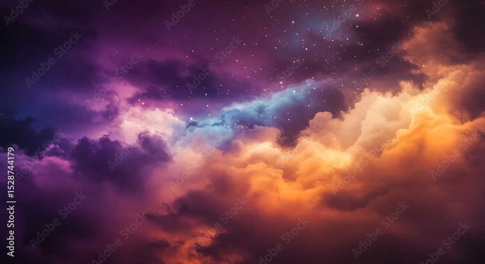 Obraz premium sunset in the clouds