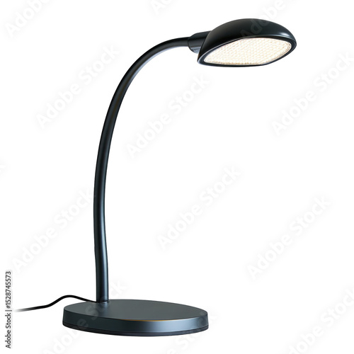 Sleek black led desk lamp modern adjustable task lighting for home office and study area