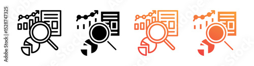 Research Multiple Style Icon Set Collection 