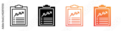 Strategic Plan Multiple Style Icon Set Collection 