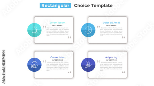A collection of colorful visual infographic vector illustrations