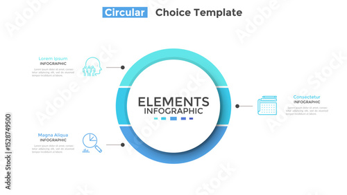 A collection of colorful visual infographic vector illustrations