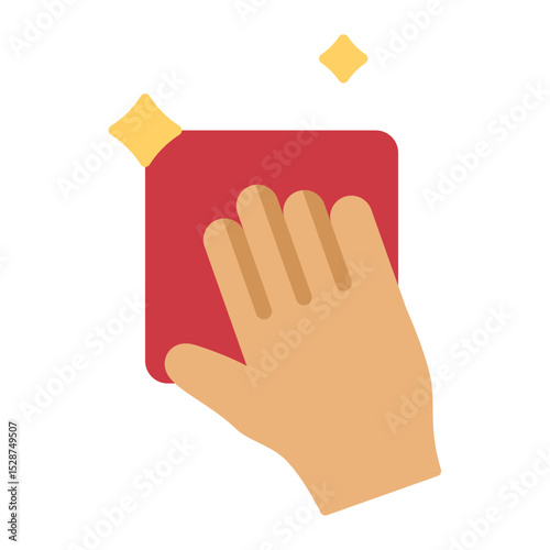 wipe vector icon