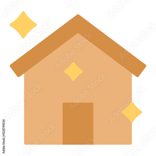 clean house vector icon