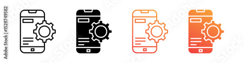 Free Download Mobile Option Multiple Style Icon Set Collection  - GFXLoad