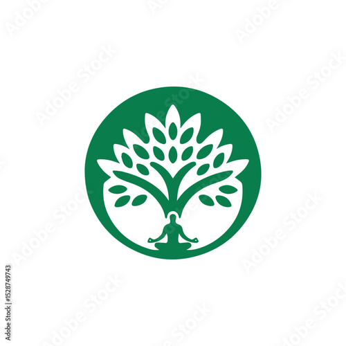 Yoga tree women logo