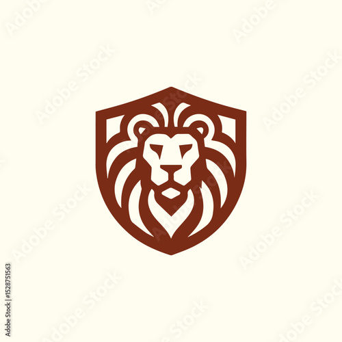 Heraldic lion logo