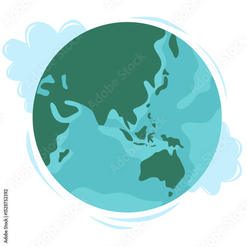 Save the earth illustration