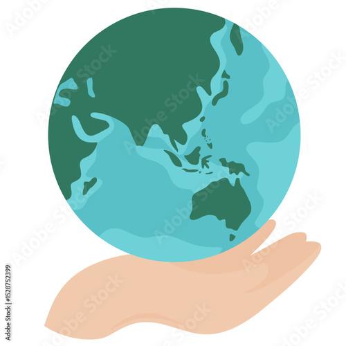 Save the earth illustration 