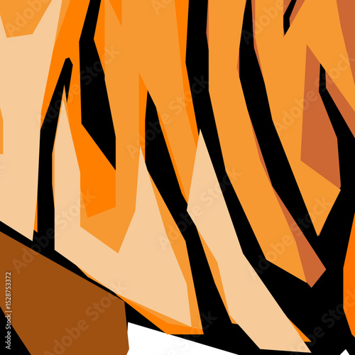 Animals Tiger ai Vectors file
