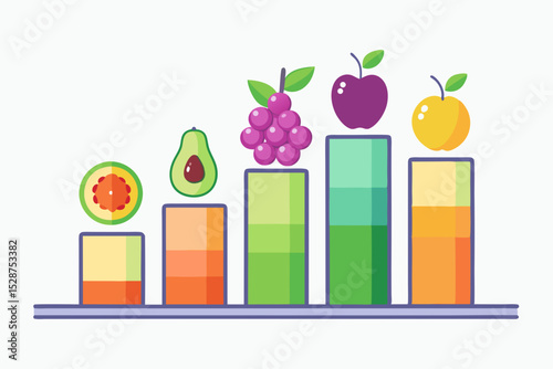 bar graph sugar level indicator health chart