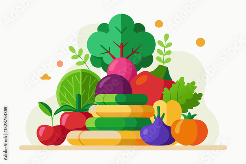 colorful vegetables broccoli mix healthy food