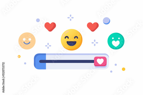 live reaction emoji bar heart clap