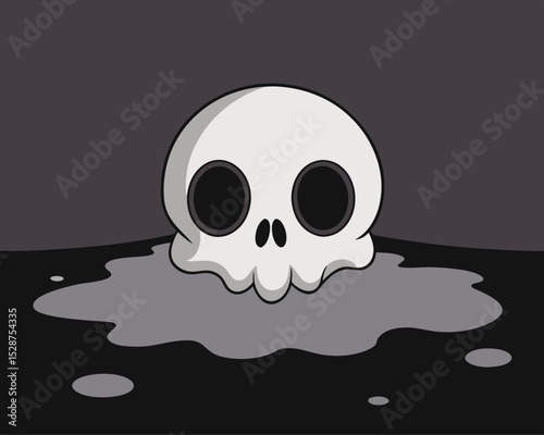 skull cartoon