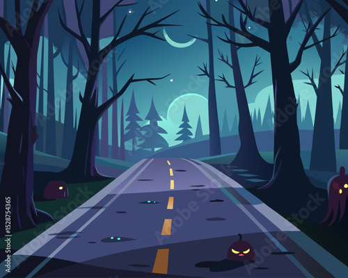 night road