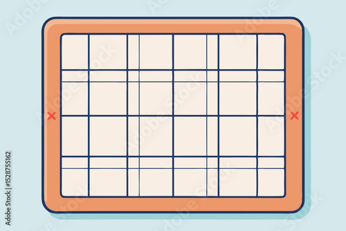 whiteboard grid layout icon with snap to grid feature