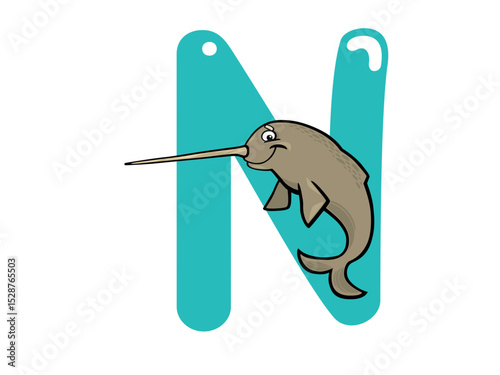 Narwhal and the Letter N Learn the Alphabet