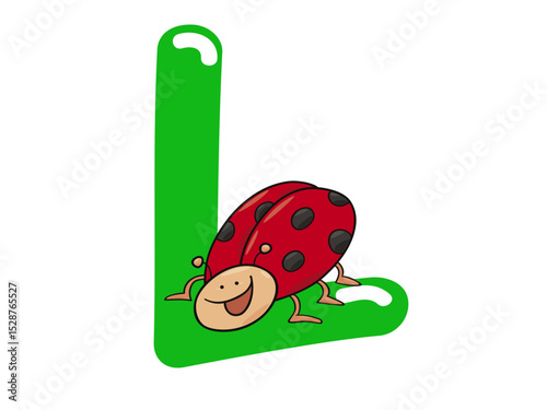 Ladybug and L Letter Learning Fun for Children