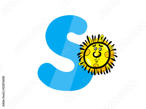 Sunny Day for the Letter S Alphabet Learning Activity