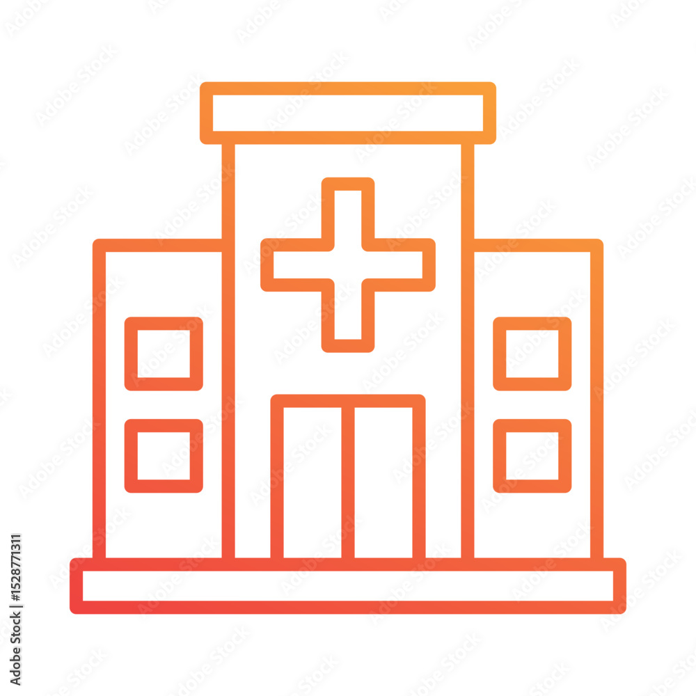 Obraz premium Hospital Icon