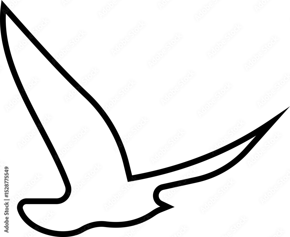 Obraz premium Birds icon, Flying birds, animals, black silhouette, monochrome bird logo, abstract sticker on house wall or glass, Printable, protect birds from impact vector symbols, template designs art elements