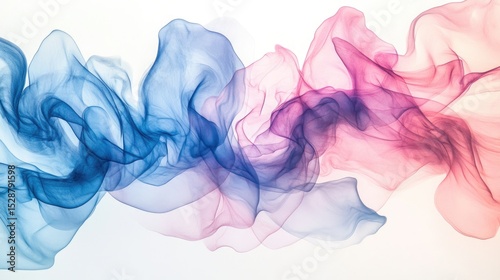 Gentle blush and sky blue watercolor background. Concept of artistry and softness. Generative Ai, wallpaper, background

