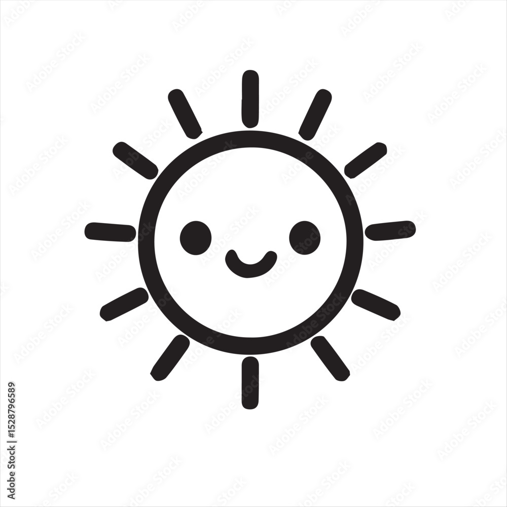 Fototapeta premium cute planet icons for children's book entertainment and children's learning books