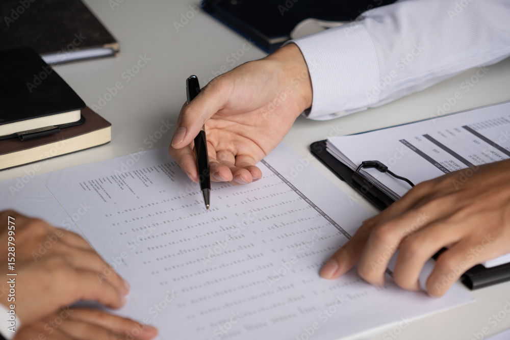 Business people working together in office Business people working together in office