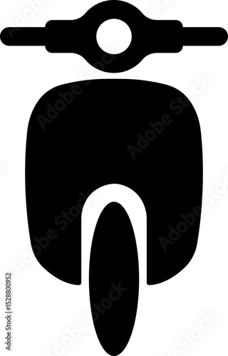 motorcycle and motorbike icon in flat isolated on transparent background