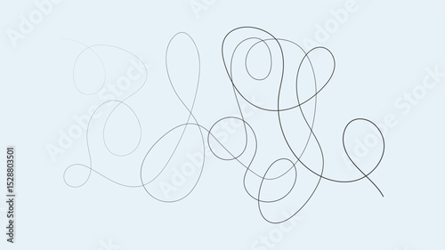 abstract dotted line. Hand drawn curve dotted line vector set.