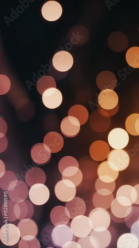 Abstract Bokeh Background Orange Pink Warm Lights