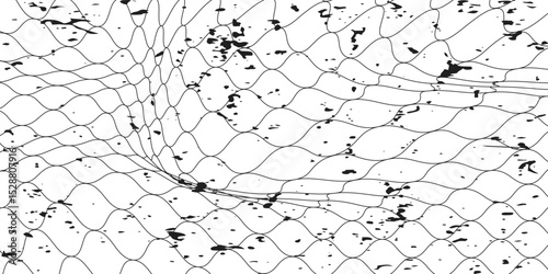 Curved net pattern. Seamless design for sportswear or equipment like soccer goals, volleyball nets, basketball hoops, hockey nets, and athletic gear