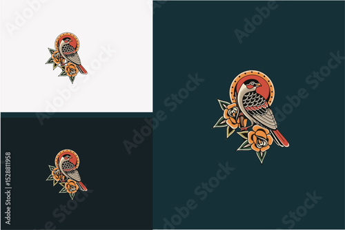 Creative heavy-color vector illustration