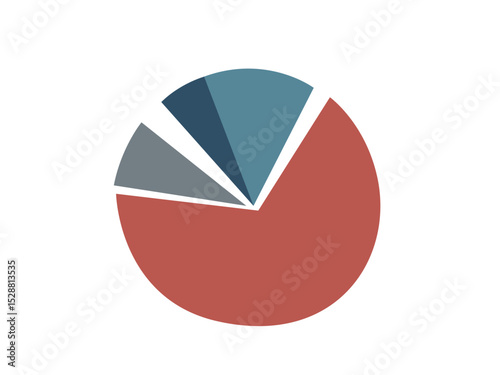 Illustrating Pie Chart Representation of Data Segments and Proportions