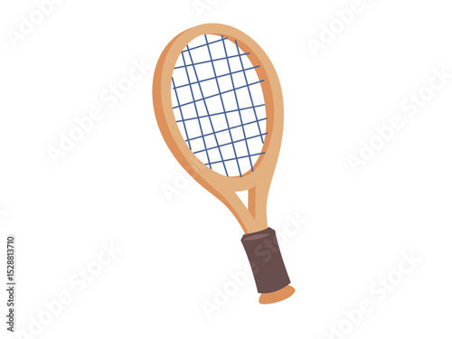 Vintage Wooden Tennis Racquet for Classic Sport Enthusiasts
