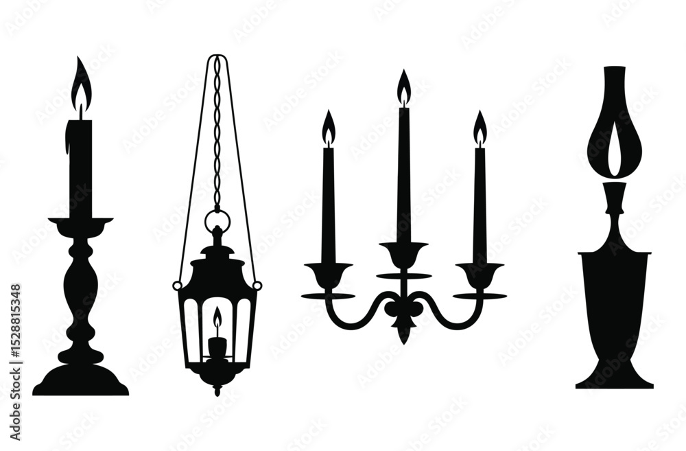 Fototapeta premium Minimalist lamp vector