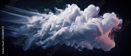 Abstract smoke cloud
