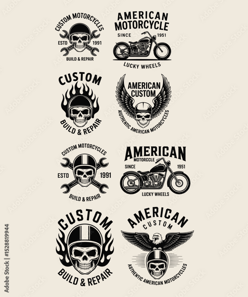 Fototapeta premium Set of vintage retro labels and badges with a premium quality design