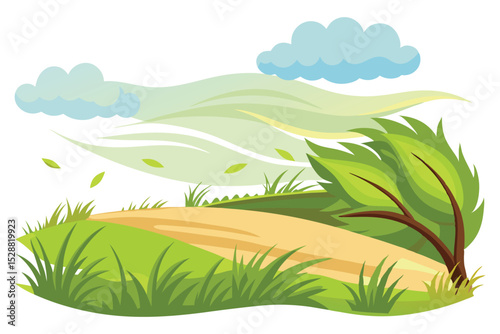 Windy grassland