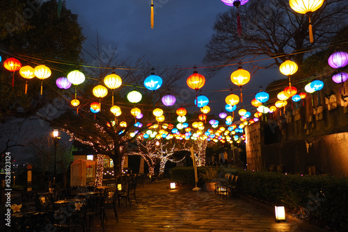 グラバー園の提灯フェスティバル