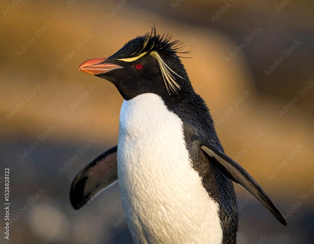 Naklejka premium rockhopper penguin
