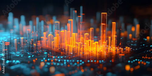 fiber optics background with lots light spots