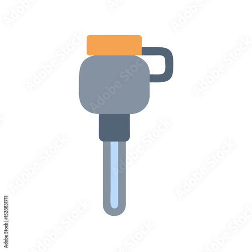 Methane Sniffer Device Cutout Detailed Rendering Isolated