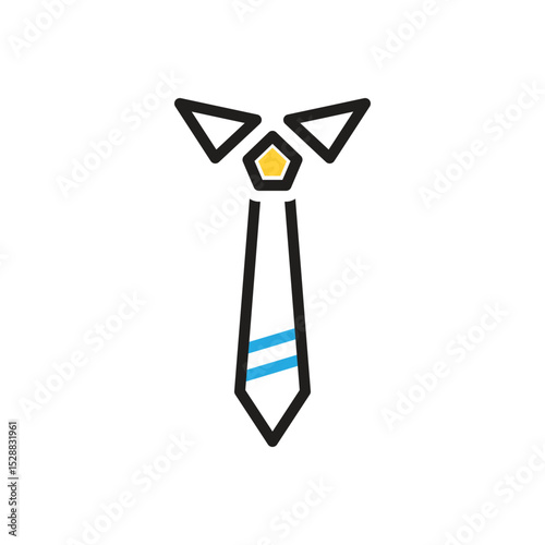 Multi color icon for tie