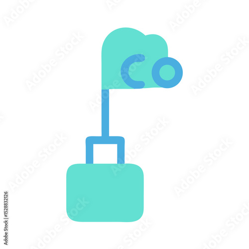 Miniature Co₂ Scrubber Isolated Element Macro Photography