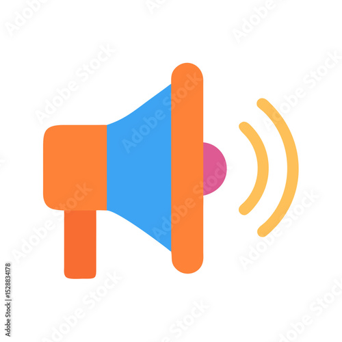 Noise Pollution Reduction Technology illustration Isolated Cutout Colorful