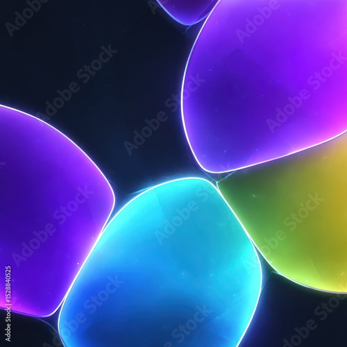 Vibrant abstract shapes (1)
