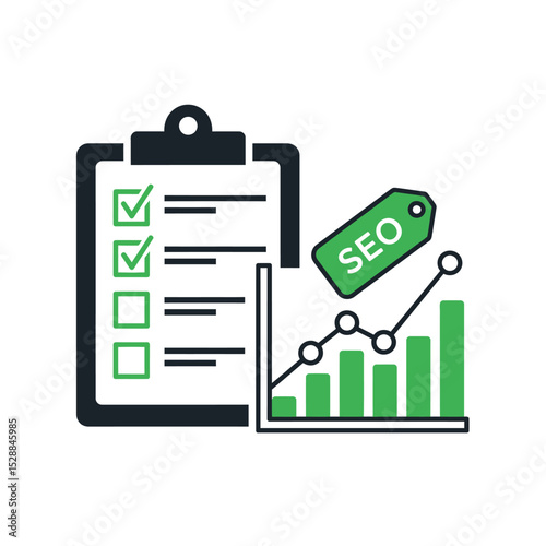 Checklist seo optimization strategy growth chart