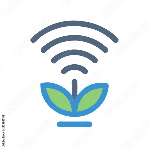 Wireless Agriculture Icon Transparent Background
