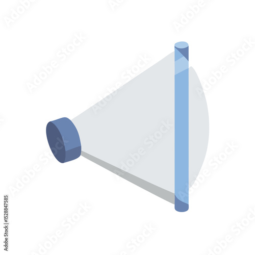 Acoustic Monitoring Equipment illustration Transparent Background Angled View